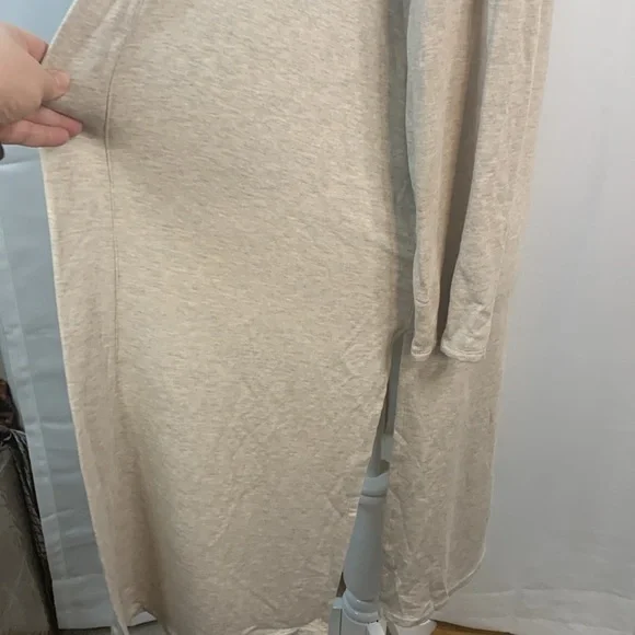 Magaschoni Heathered Oatmeal Modal Duster- NWT - Picture 9 of 17